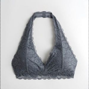 lace halter bralette